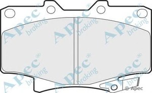 Фото Комлект гальмівних колодок, дисковий механізм APEC braking PAD861