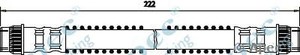 Фото Гальмівний шланг APEC braking HOS 3135