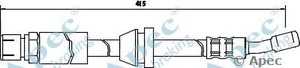 Фото Гальмівний шланг APEC braking HOS3499