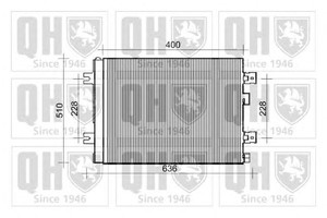Фото Конденсатор, кондиціонер QUINTON HAZELL QCN643