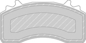 Фото Комплект гальмівних колодок, дискове гальмо Ferodo FCV4419