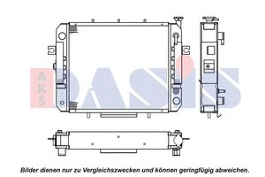 Фото Радіатор, охолодження двигуна AKS DASIS 430006N
