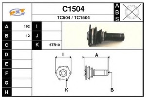 Фото Привідний вал SNRA C1504