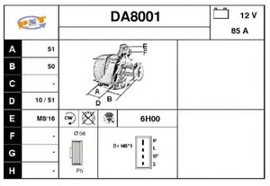 Фото Генератор SNRA DA8001