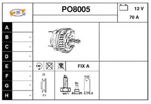 Фото Генератор SNRA PO8005