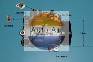 Фото Компресор, кондиціонер AUTO AIR GLOUCESTER 14-9766P