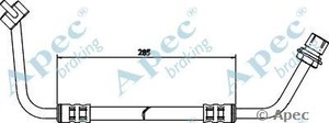 Фото Гальмівний шланг APEC braking HOS 3403