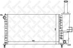 Фото Радіатор, охолодження двигуна STELLOX 10-25711-SX