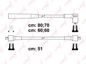 Фото Комплект дротів запалювання LYNXauto SPC6512