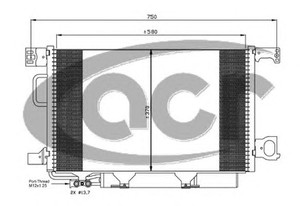 Фото Конденсатор, кондиціонер ACR 300659