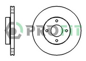 Фото Диск гальмівний Profit 50100959