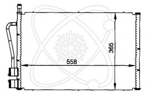 Фото Конденсатор, кондиціонер ELECTRO AUTO 30W0016