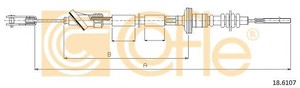 Фото Трос, керування зчепленням Cofle 18.6107
