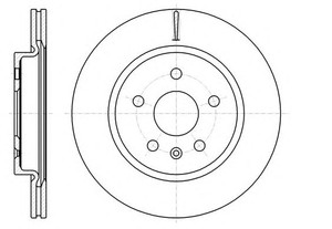 Фото Гальмівний диск KAVO PARTS 61284 10