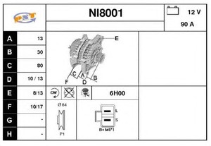 Фото Генератор SNRA NI8001