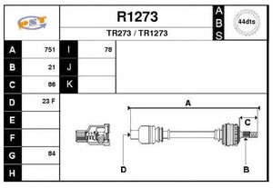 Фото Привідний вал SNRA R1273