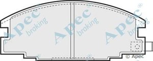 Фото Комлект гальмівних колодок, дисковий механізм APEC braking PAD615