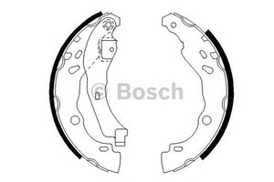 Фото Комплект гальмівних колодок Bosch 0 986 487 627