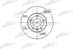 Фото Гальмівний диск Patron PBD4051