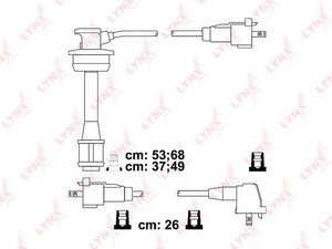 Фото Комплект дротів запалювання LYNXauto SPC7525