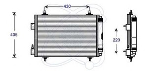 Фото Конденсатор, кондиціонер ELECTRO AUTO 30C0002