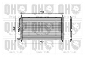 Фото Конденсатор, кондиціонер QUINTON HAZELL QCN174