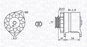 Фото Генератор Magneti Marelli 063532606010