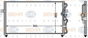 Фото Конденсатор, кондиціонер Behr Hella Service 8FC 351 305-761