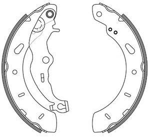 Фото Комплект гальмівних колодок WOKING Z4256.00