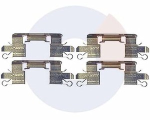 Фото Комплектующие, колодки дискового тормоза CARRAB BRAKE PARTS 2494