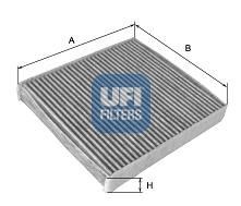 Фото Фільтр повітря у внутрішньому просторі UFI 5414200