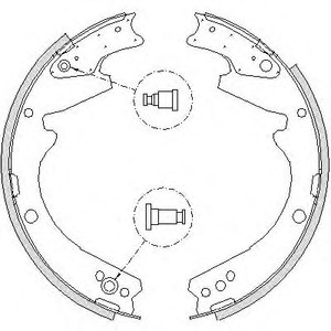 Фото Комплект гальмівних колодок Road house 4424.01