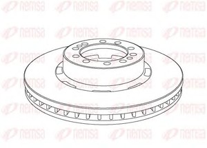 Фото Гальмівний диск REMSA NCA1074.20