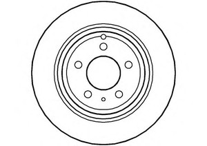 Фото Гальмівний диск NATIONAL NBD591