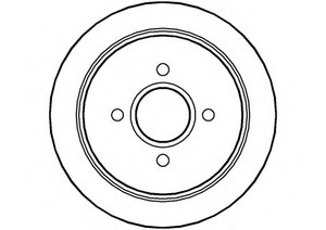 Фото Гальмівний диск NATIONAL NBD319