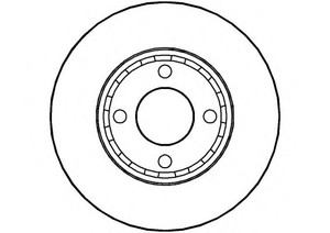 Фото Гальмівний диск NATIONAL NBD386