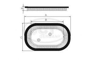 Фото Воздушный фильтр SCT Germany SB 942