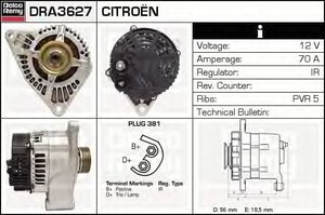 Фото Генератор ACDelco DRA3627