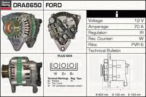 Фото Генератор ACDelco DRA8650