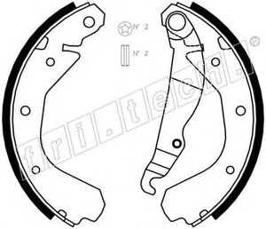 Фото Комплект гальмівних колодок fri.tech. 1073.164
