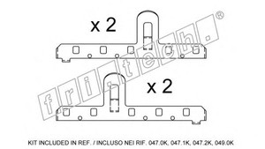 Фото Комплектующие, колодки дискового тормоза fri.tech. KIT.001