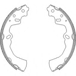 Фото Комплект гальмівних колодок WOKING Z4362.00