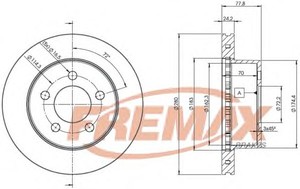 Фото Гальмівний диск FREMAX BD-5396