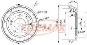 Фото Гальмівний диск FREMAX BD-5174