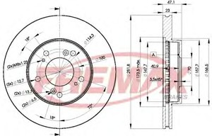 Фото Гальмівний диск FREMAX BD 2586