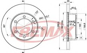 Фото Гальмівний диск FREMAX BD 5190