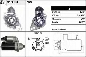 Фото Стартер EDR 910391