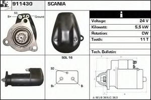 Фото Стартер EDR 911430