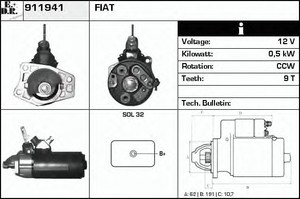 Фото Стартер EDR 911941