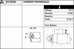 Фото Стартер EDR 913538